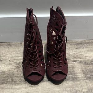 Paprika Burgundy Heels